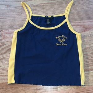 NY Girls Club Cropped Tank